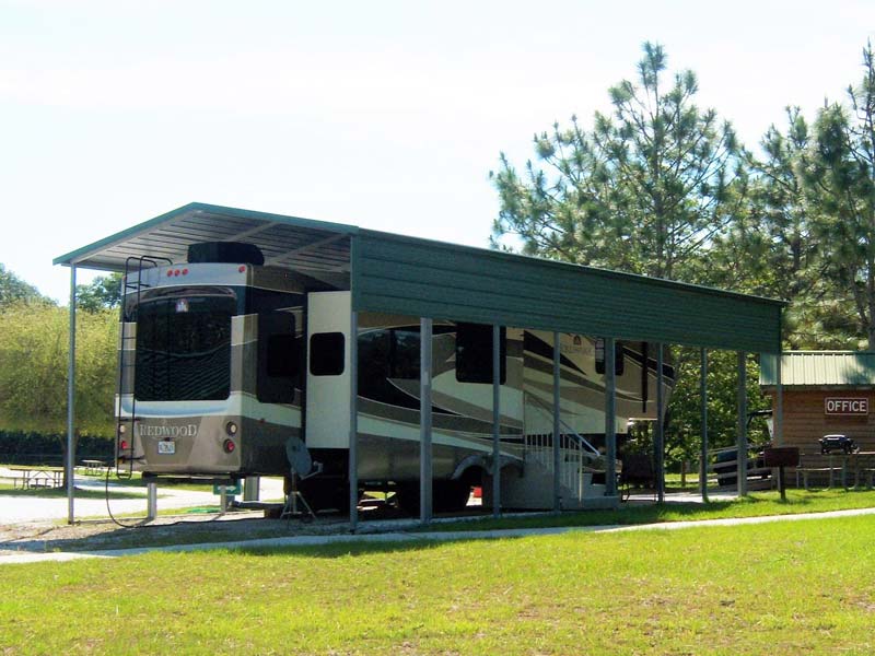 Workamper RV Site at Marjorie Harris Carr Cross Florida Greenways Ross Prairie Trailhead