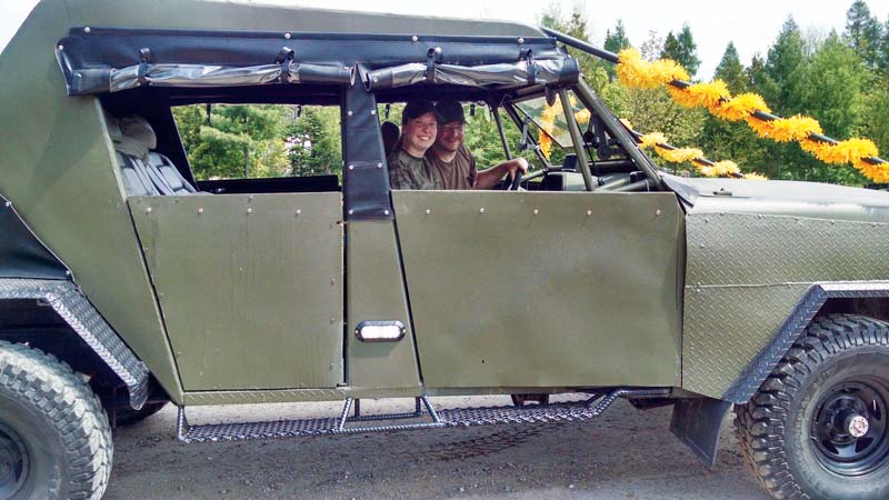 Henleys Memorial day parade jeep