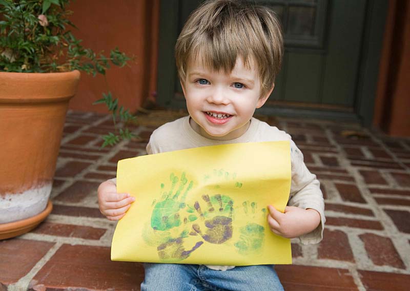 Boy with Painting