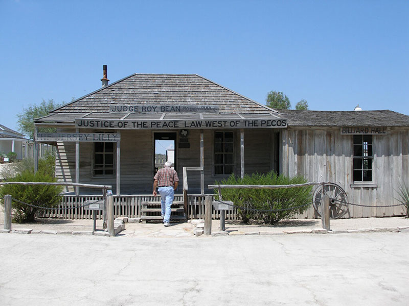 judge roy beans jersey lilly saloon and museum in langtry photo by brownings in wikipedia