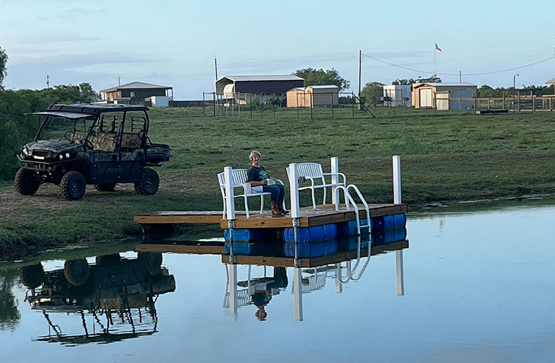 south texas ranch duck pond
