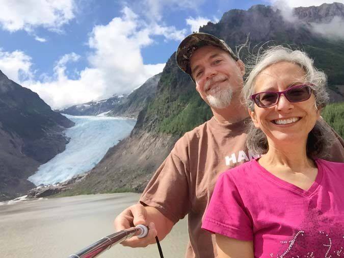 jim renee agredano glacier selfy