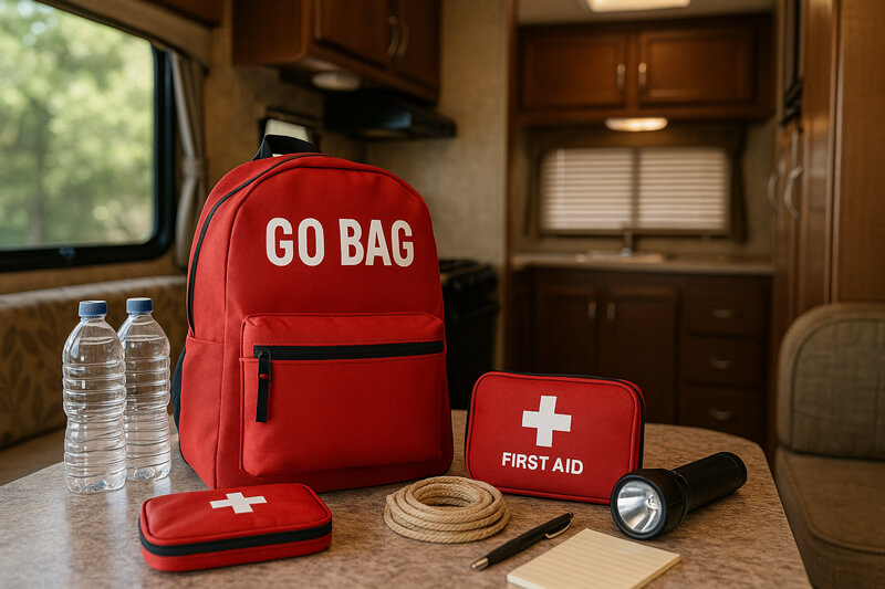 RV Emergency Preparedness - Go Bag