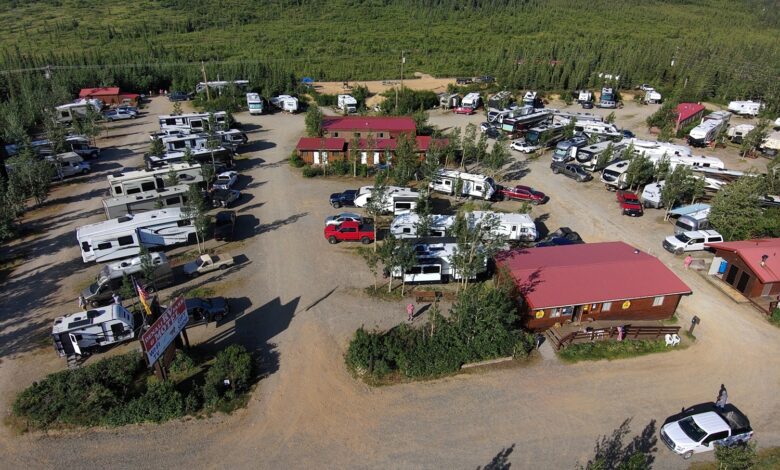Denali RV Park in Alaska - View from above
