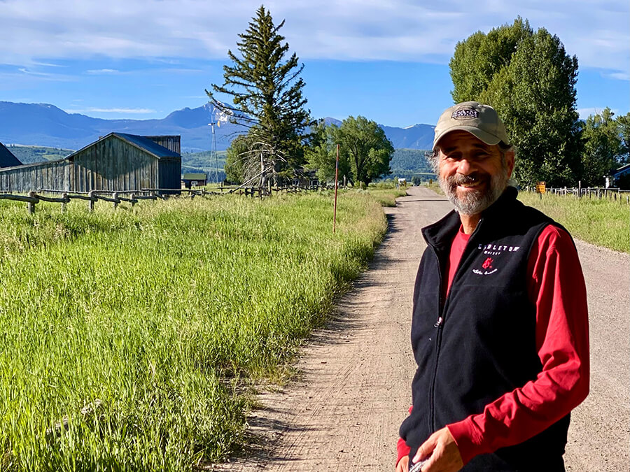 Sam Gennawey outdoors