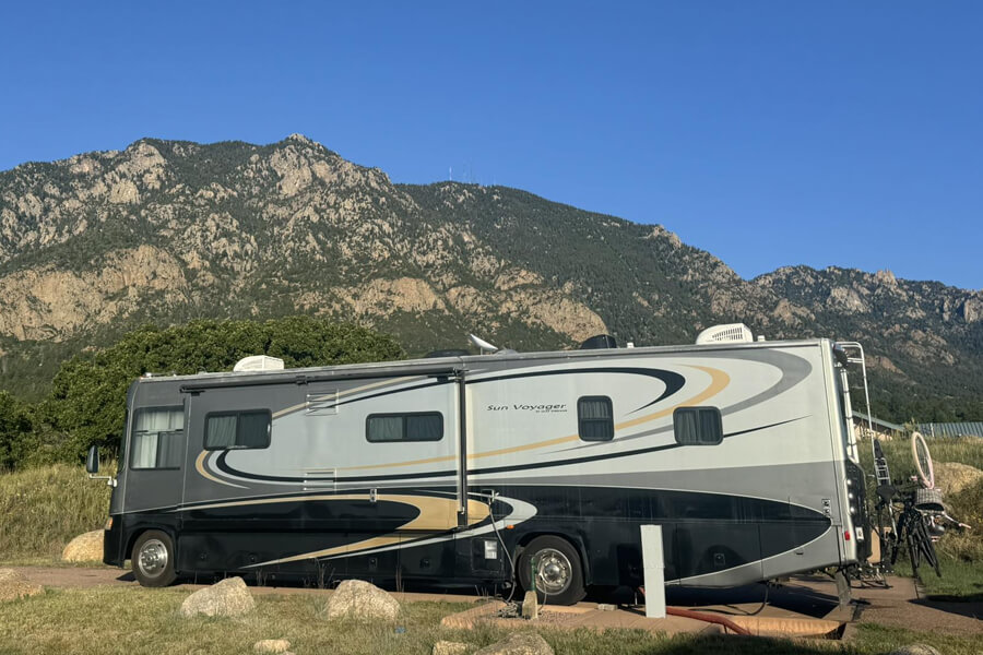 tim glori winders motorhome exterior