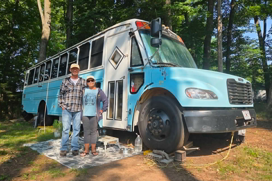 Workampers Susan Savage and Tad Mayfield