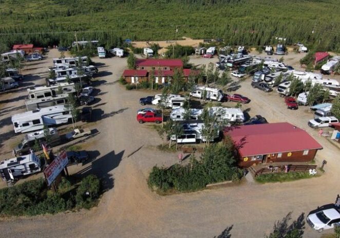 Denali RV Park in Alaska - View from above