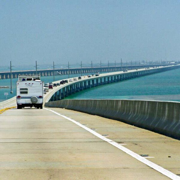 RV on Bridge