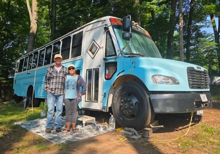 Workampers Susan Savage and Tad Mayfield