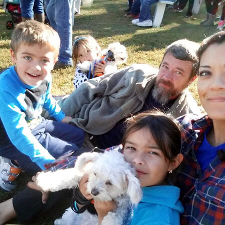 Workamping family of five with two dogs downsizes to full-time RV in their first step toward a simpler, freer lifestyle.