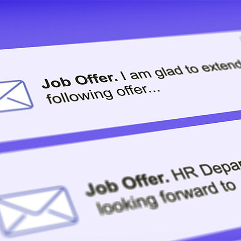 multiple job offer notifications