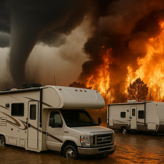 RV Weather Emergency Preparedness - Tornado, Wild Fire, Flooding